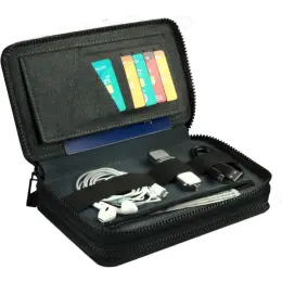 Habry Santhome UV-C Sterilization Zippered Pouch Open Contents